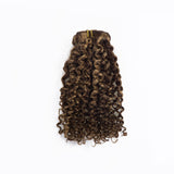 Jerry Curly 3B 3C Curly Clip in Hair Extensions Highlight Blonde for Black Piano Strawberry Blonde #P4/27