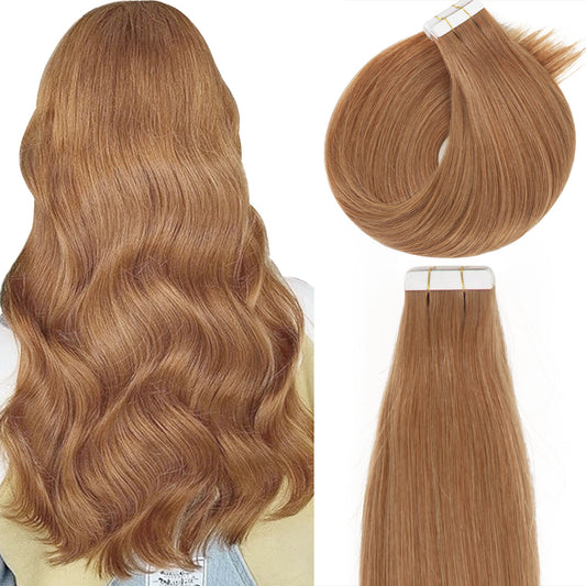 Seamless Remy Tape in Human Hair Extensions Natural PU Skin Weft 100% Real Virgin Human Hair - lacerhairofficial