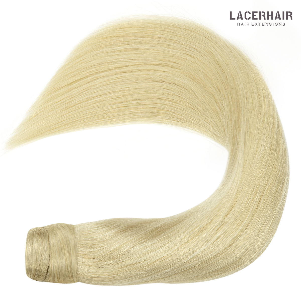 Human Hair Ponytail Wrap Around Ponytail Human Hair Extensions with Invisible Comb blonde clip lacerhairofficial