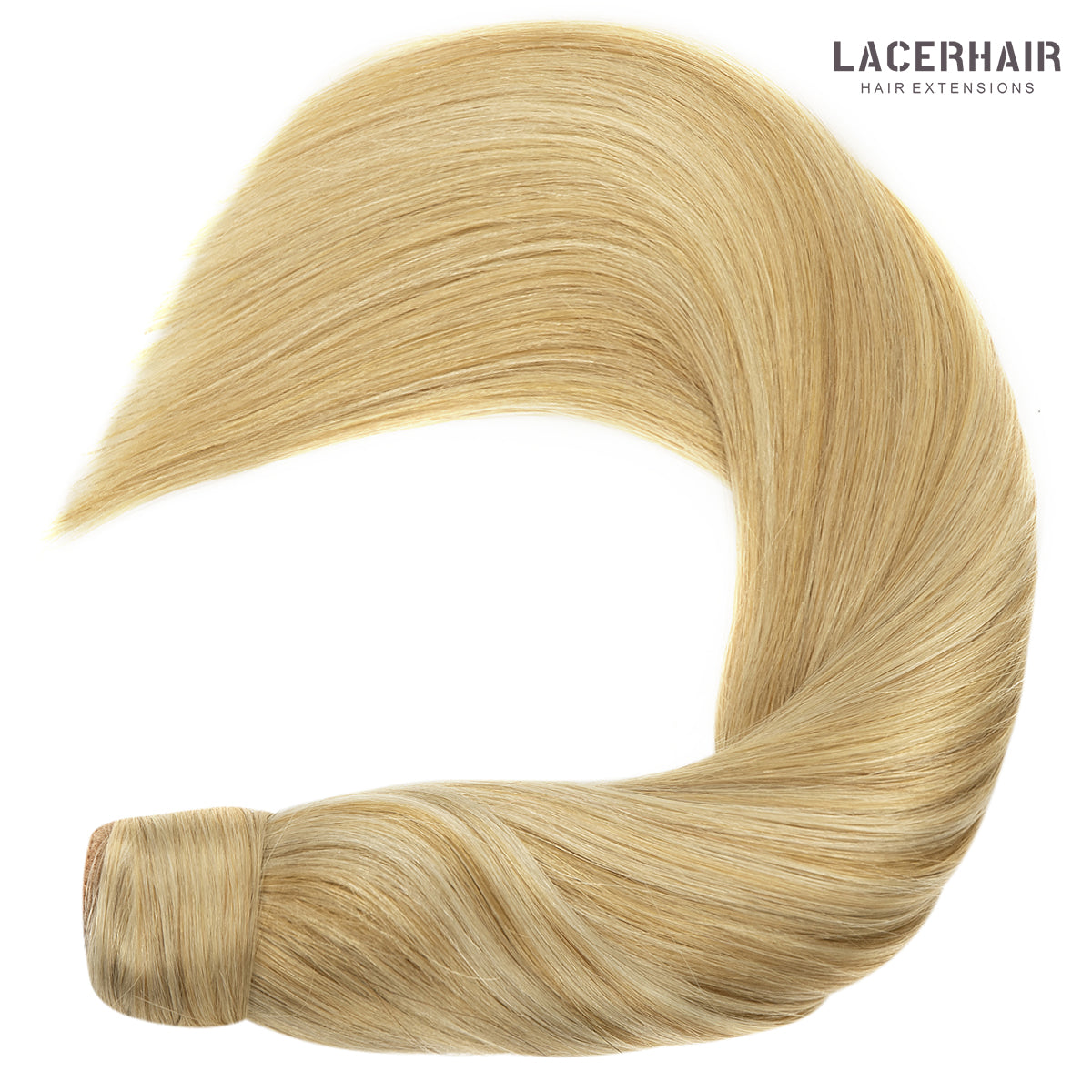 Human Hair Ponytail Highlight Wrap Around Ponytail Human Hair Extensions with Invisible Comb blonde clip lacerhairofficial