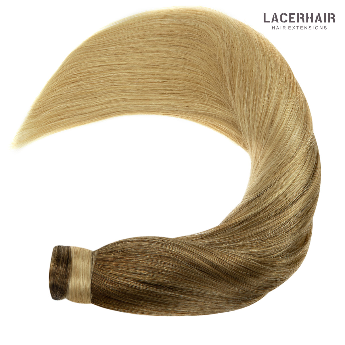 Human Hair Ponytail Wrap Around Ponytail Human Hair Extensions with Invisible Comb blonde clip - lacerhairofficial