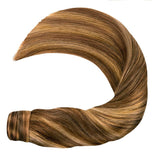 Ponytail Extensions P#4/27 Medium Brown with Blonde - lacerhair