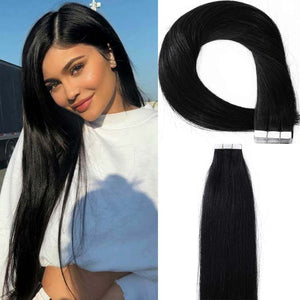 Tape in Hair Extensions #1 Jet Black