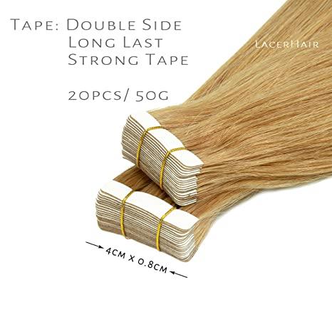 Tape in Hair Extensions #27 Strawberry Blonde - lacerhair