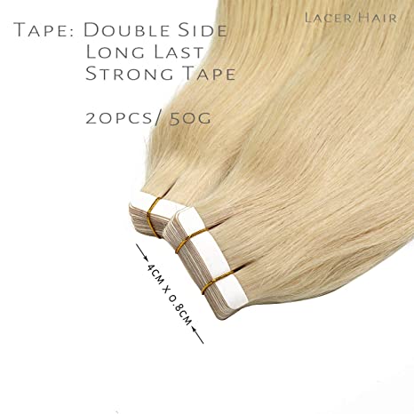 Tape in Extensions #60 Platinum Blonde
