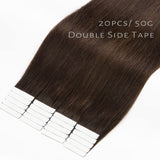 Tape in Hair Extensions PU Skin Weft #2 Dark Brown