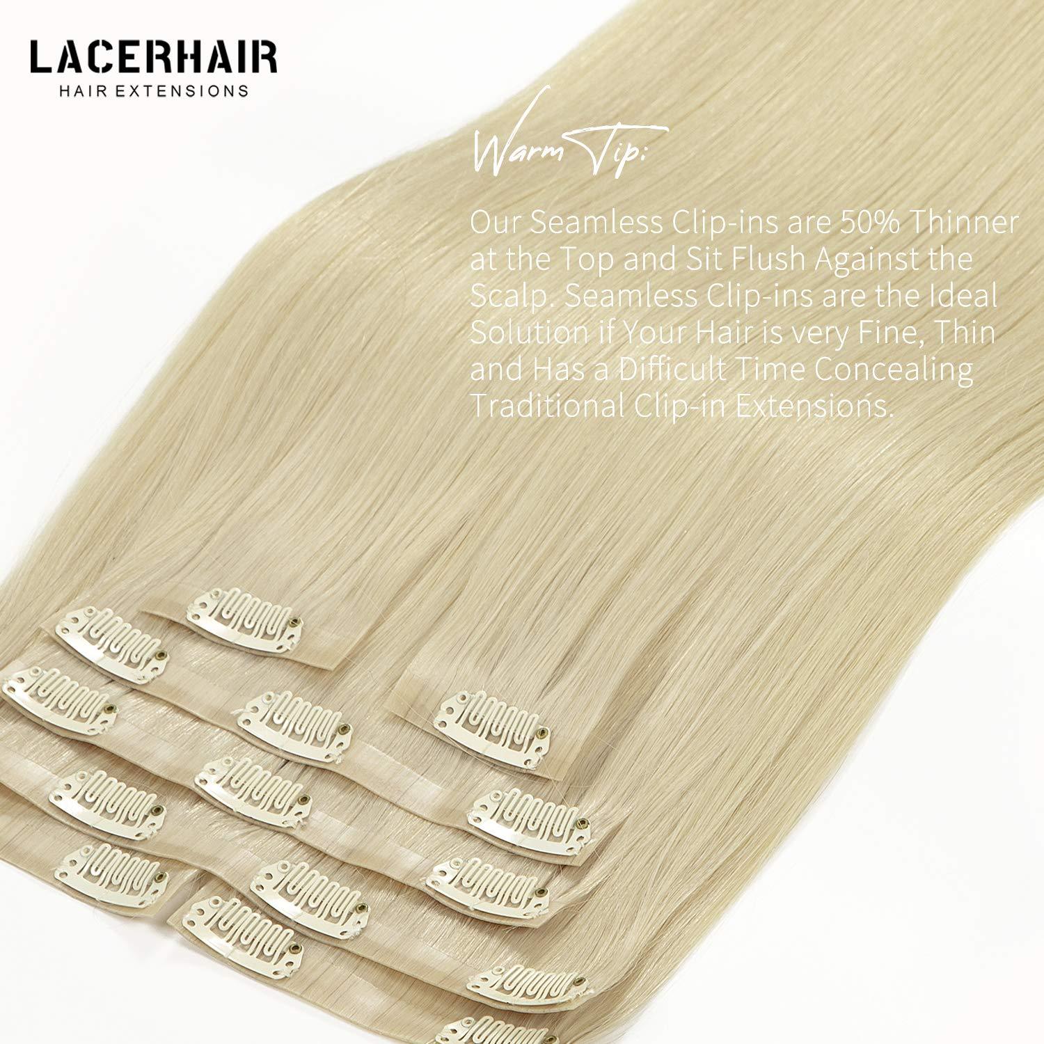 Seamless PU Clip in #60A Platinum Blonde - lacerhair