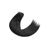 #1 Jet Black Thick Hair Extensions Clip In Hair Extensions - lacerhair