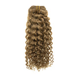 3B 3C Curly Clip Ins Full Head for Strawberry Blonde #27
