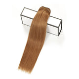 Clip In Hair Extensions Auburn Brown Color Straight #30 - lacerhair