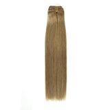 Clip in Extensions color light brown salon quality #8 - lacerhair